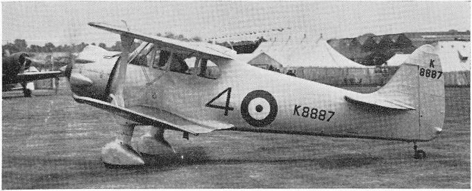 Радиоуправляемый гидросамолет-мишень Airspeed AS.30 Queen Wasp и связной самолет AS.38. Великобритания