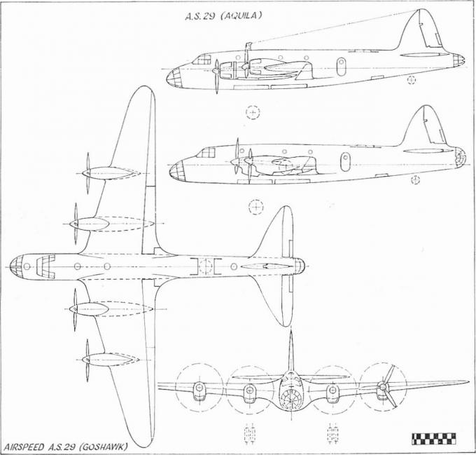 Проект тяжелого бомбардировщика Airspeed AS.29. Великобритания