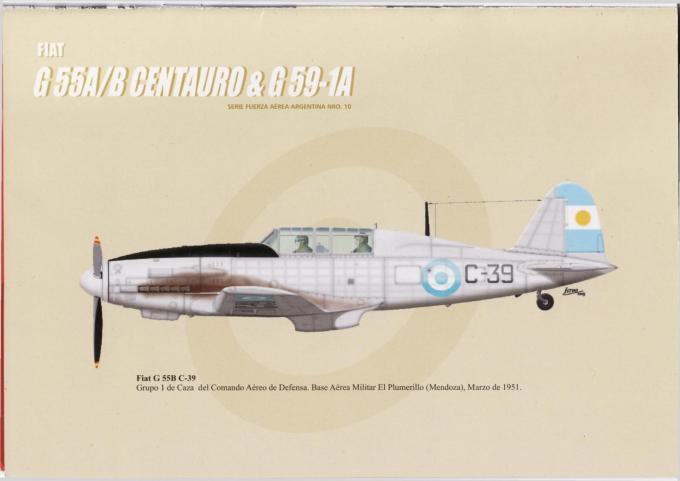 Fiat G55A/B Centauro & G59-1A [Serie Fuerza Aerea Argentina Nro. 10] Скачать