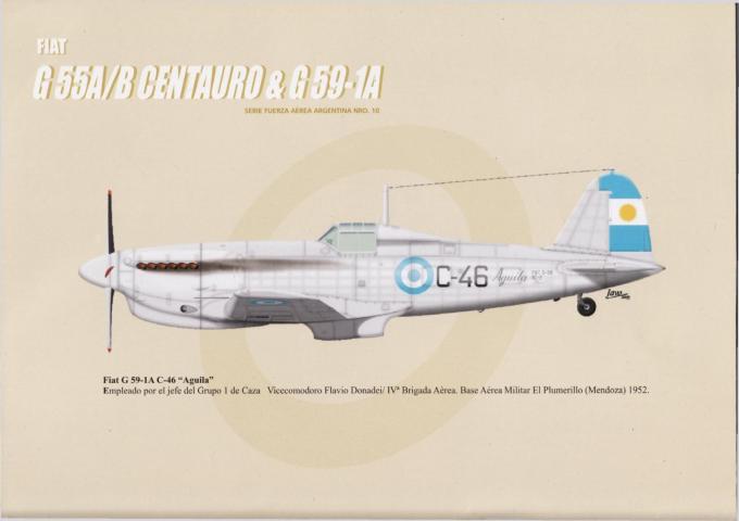 Fiat G55A/B Centauro & G59-1A [Serie Fuerza Aerea Argentina Nro. 10] Скачать