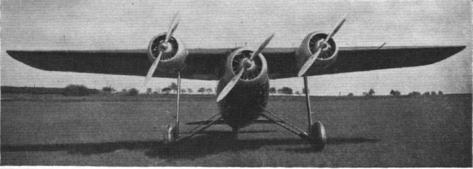 Опытный пассажирский самолет Avia Av.51. Чехословакия