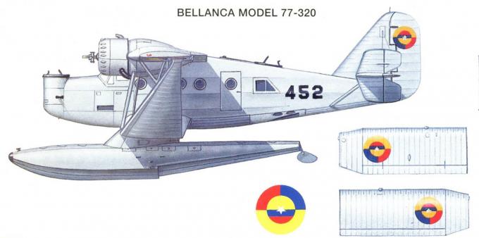 Поплавковый бомбардировщик Bellanca Model 77-320. США