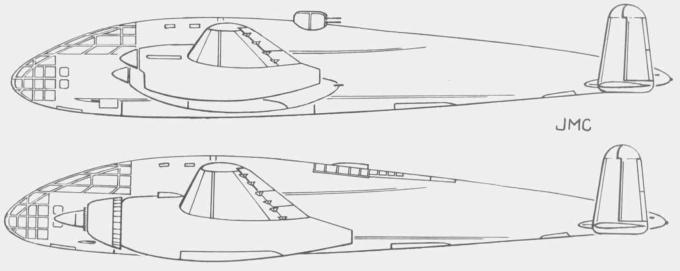 Проекты самолетов 1942-43 годов на базе Br 482. Франция