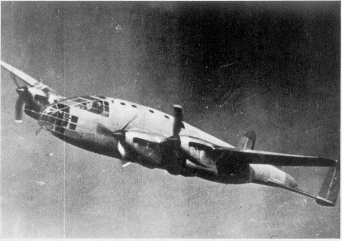 Опытный тяжелый бомбардировщик и экспериментальный самолет Breguet Br 482-02. Франция