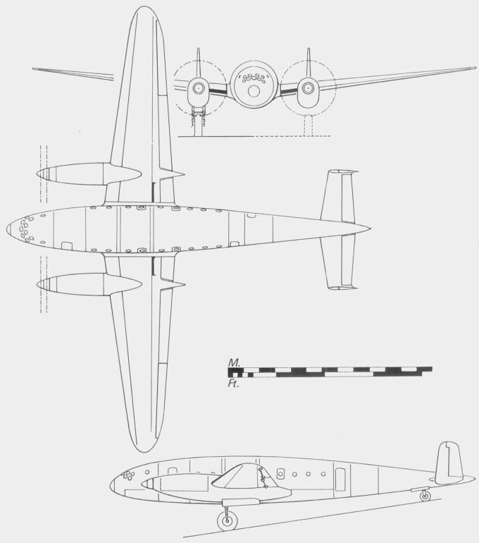 Проекты самолетов 1942-43 годов на базе Br 482. Франция