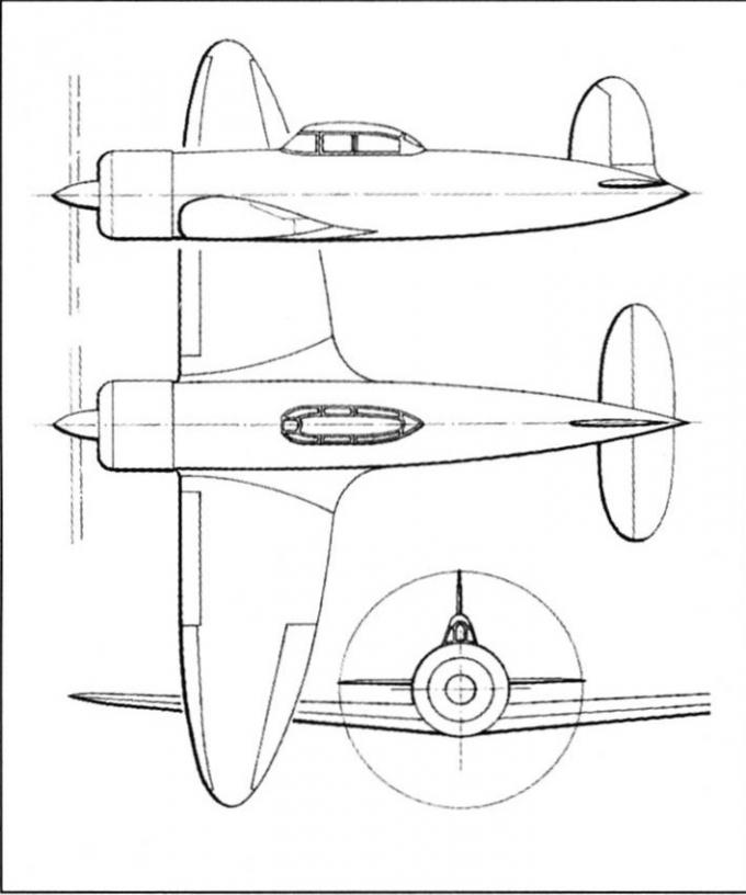 Проект истребителя Breda Ba.100. Италия