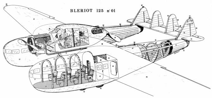 Пассажирский самолет Bleriot 125 Часть 1