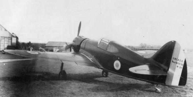 Bloch MB-700 – последний из … компании SPAD. Опытный легкий истребитель Bloch MB-700. Франция