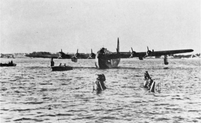 Летающие лодки Blohm & Voss BV 222. Германия