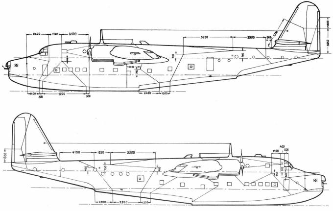 Летающие лодки Blohm & Voss BV 222. Германия