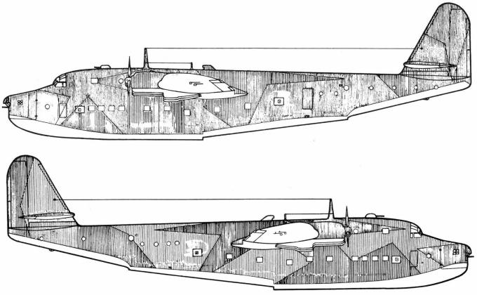 Летающие лодки Blohm & Voss BV 222. Германия