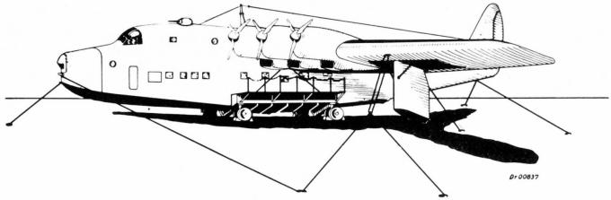 Летающие лодки Blohm & Voss BV 222. Германия