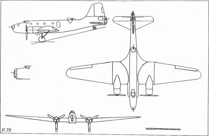 Проект среднего бомбардировщика Boulton-Paul P.79. Великобритания