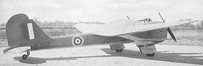 Проект турельного истребителя-перехватчика Boulton Paul P.92 и экспериментальный самолет Boulton Paul P.92/2. Великобритания