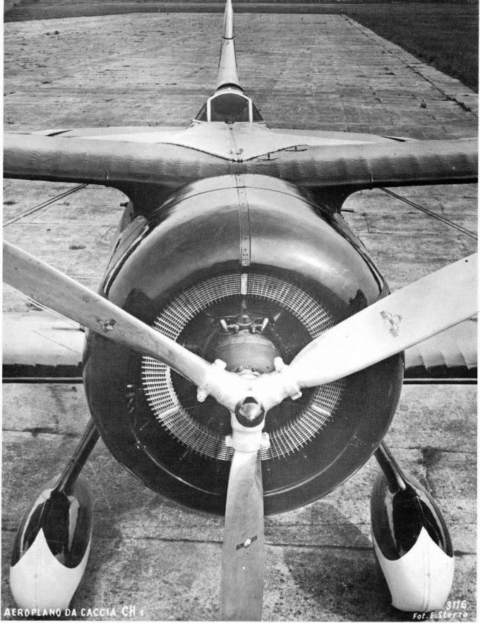 Когда концерн Caproni интересовался истребителями… Опытный истребитель Caproni CH-1. Италия