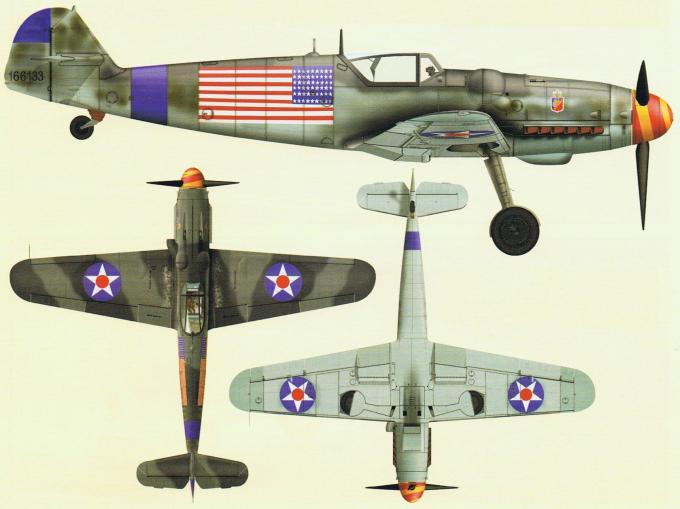 Трофейные истребители Messerschmitt Me 109. Часть 25