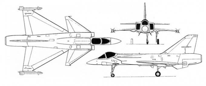 Проект палубного истребителя-бомбардировщика СКВП/СВВП Convair Model 200A. США