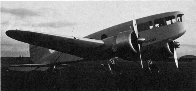 Опытный почтовый самолет Air Couzinet 10. Франция