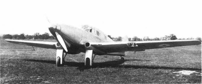 Легкие вспомогательные самолеты de Havilland D.H.93 Don. Великобритания