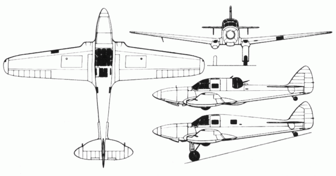 Легкие вспомогательные самолеты de Havilland D.H.93 Don. Великобритания