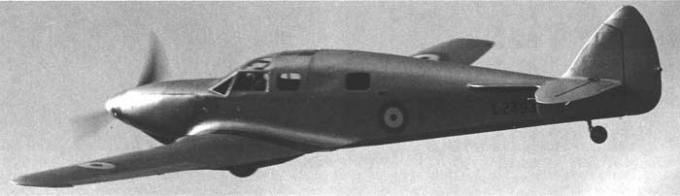 Легкие вспомогательные самолеты de Havilland D.H.93 Don. Великобритания