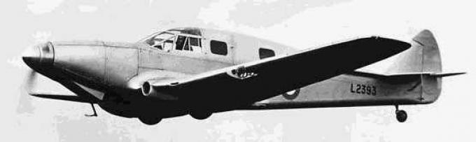 Легкие вспомогательные самолеты de Havilland D.H.93 Don. Великобритания