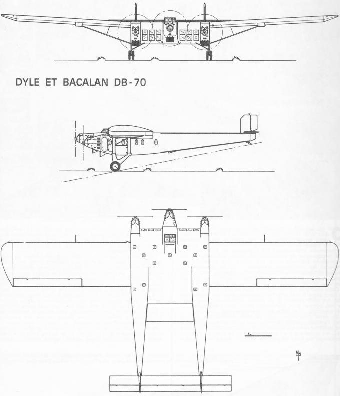 Французские «бурнелли». DB 70 и его потомство. Часть 1. Опытный пассажирский самолет DB 70