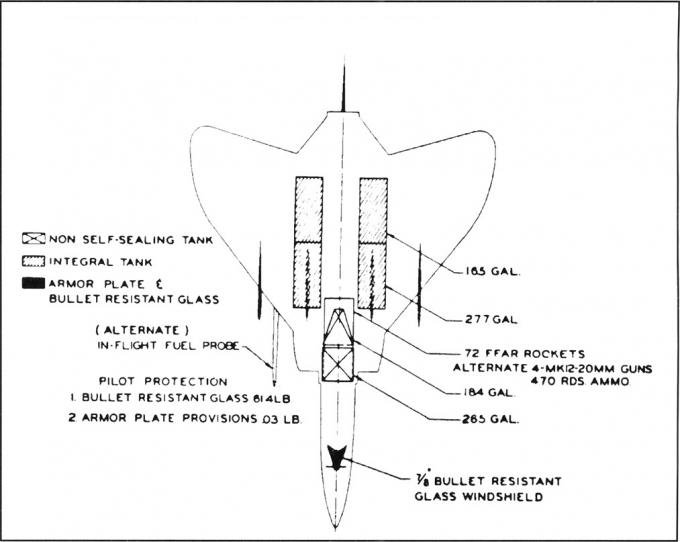 Опытные истребители Douglas F5D-1 Skylancer. США Часть 1