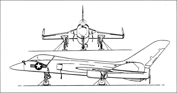 Опытные истребители Douglas F5D-1 Skylancer. США Часть 1