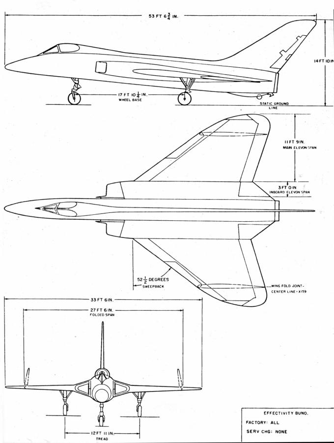 Опытные истребители Douglas F5D-1 Skylancer. США Часть 1