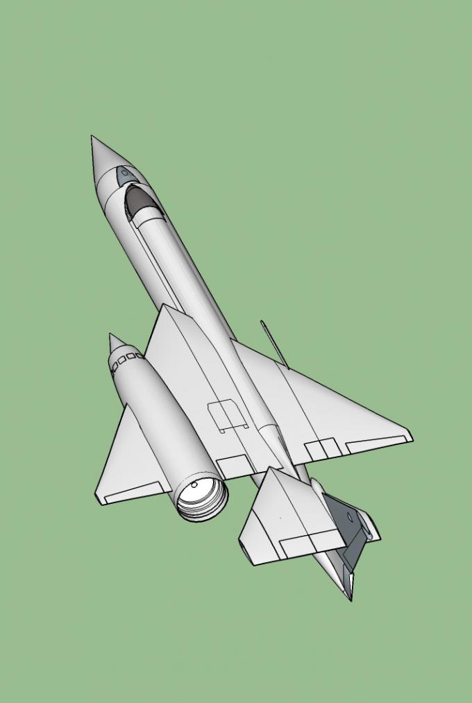 Альтернативный истребитель-перехватчик Е-252. СССР