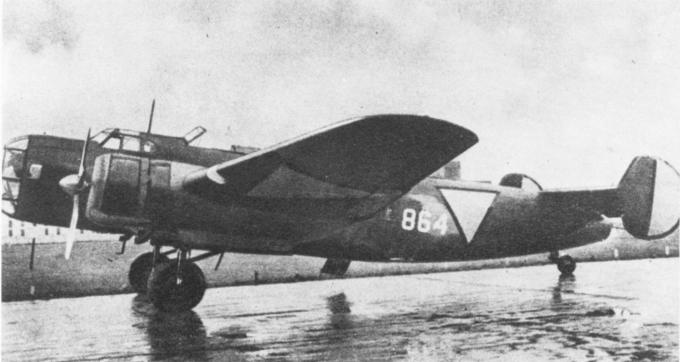 Средний бомбардировщик Fokker T.V. Нидерланды