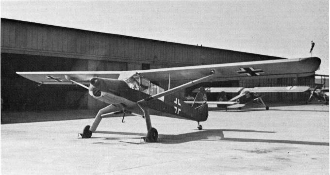 Опытный легкий многоцелевой самолет Fieseler Fi 256 Super-Storch. Германия