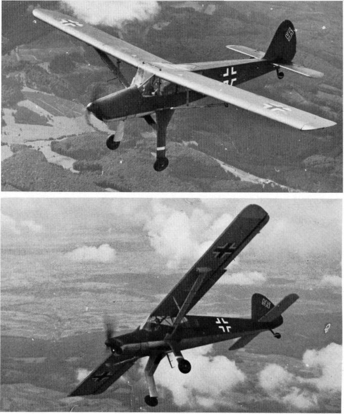 Опытный легкий многоцелевой самолет Fieseler Fi 256 Super-Storch. Германия