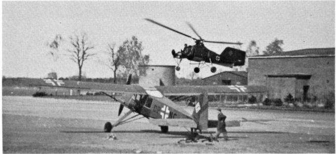 Опытный легкий многоцелевой самолет Fieseler Fi 256 Super-Storch. Германия