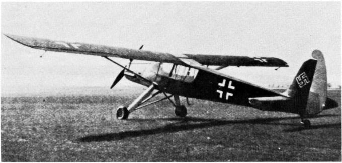 Опытный легкий многоцелевой самолет Fieseler Fi 256 Super-Storch. Германия