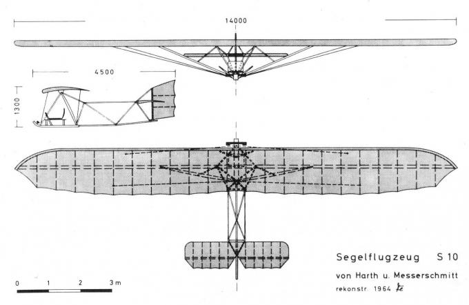 Фридрих Харт и его летательные аппараты. Часть 3. Планеры от S-8 к S-10