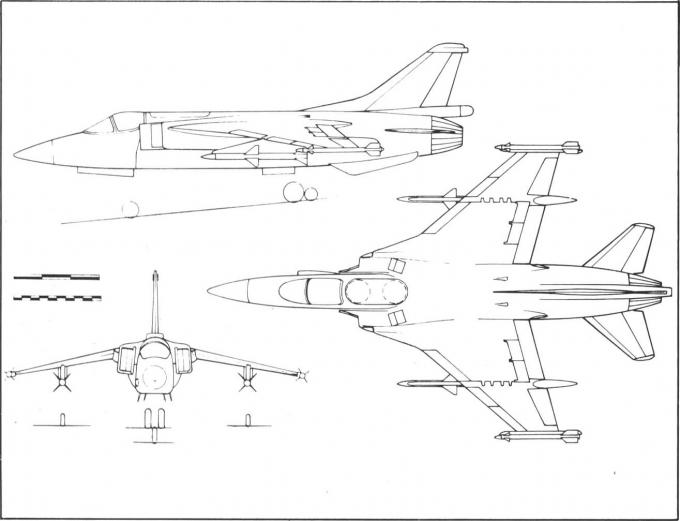 Проект палубного истребителя-перехватчика с КВП/ВВП Grumman Design 607A. США