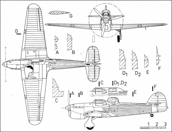 схемы турельного истребителя Hawker Hotspur