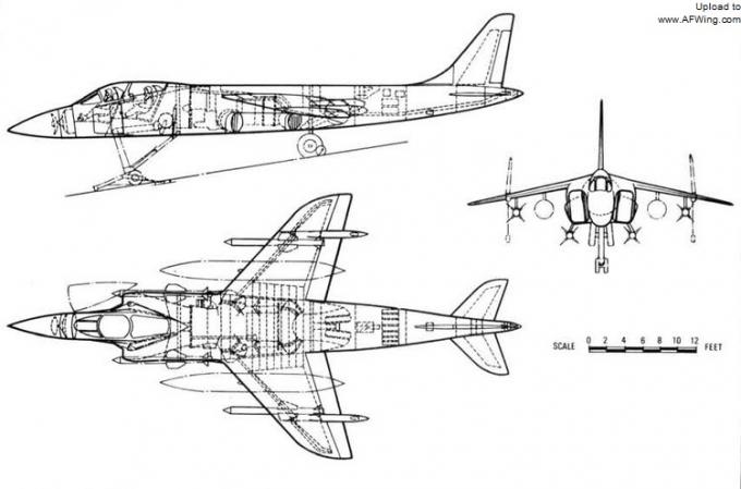 Проект истребителя-бомбардировщика Hawker Siddeley P.1154. Великобритания Часть 1