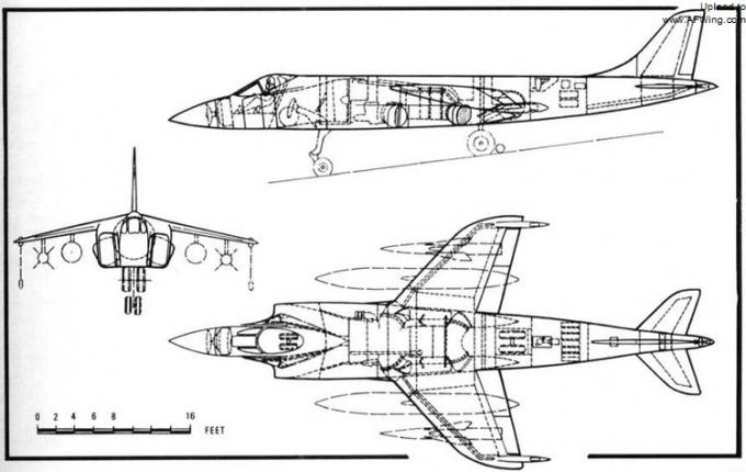 Проект истребителя-бомбардировщика Hawker Siddeley P.1154. Великобритания Часть 1