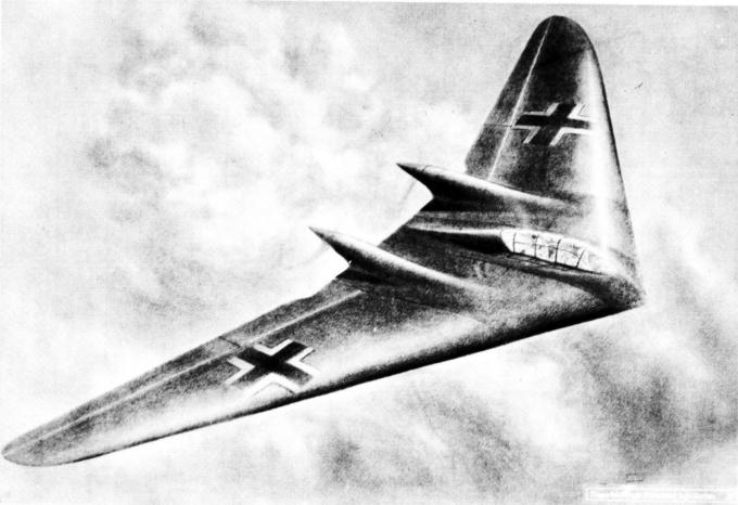 Учебные самолёты Horten Ho VII. Германия