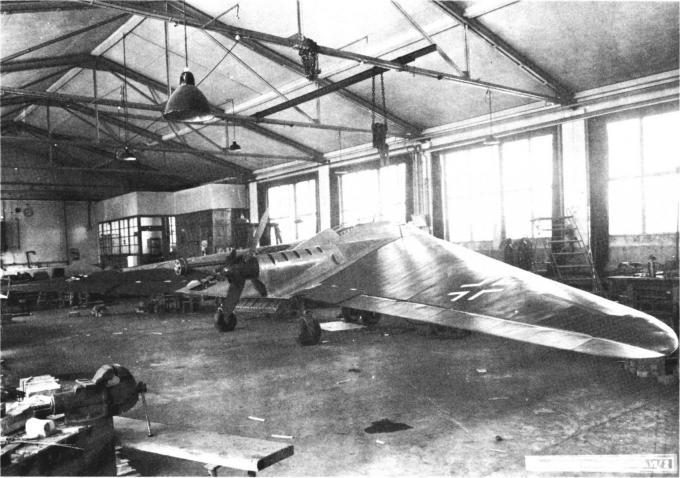 Учебные самолёты Horten Ho VII. Германия