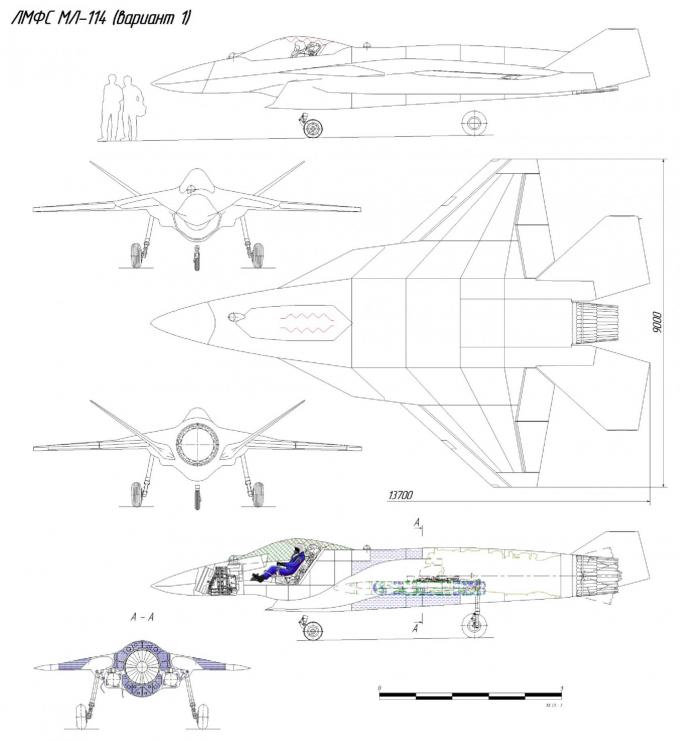 Любительские проекты легких многофункциональных самолетов. Часть 3. Проекты легких истребителей МЛ-113, КЛ, МЛ-114 и ЕК-50