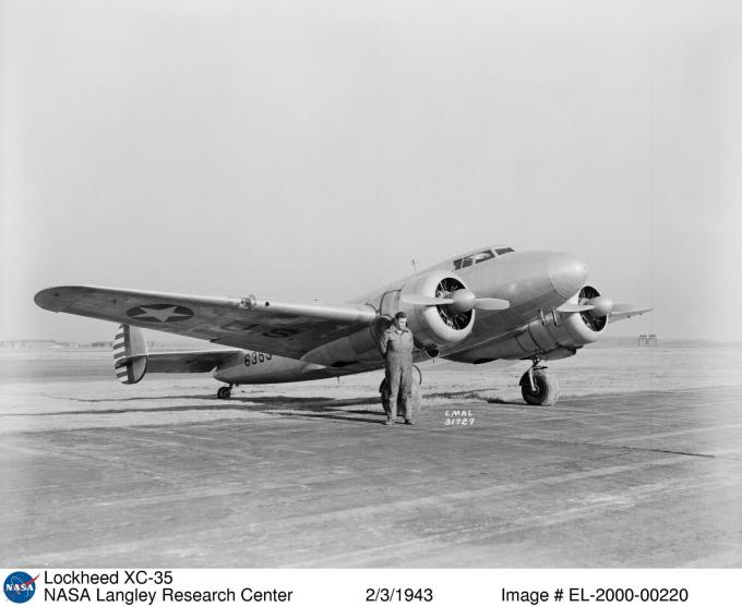 Экспериментальный самолет Lockheed XC-35. США