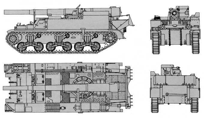 «Кинг-Конг». Самоходная артиллерийская установка М12. США