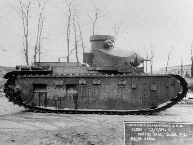Medium Tank T1, Абердинский полигон, июль 1927 года