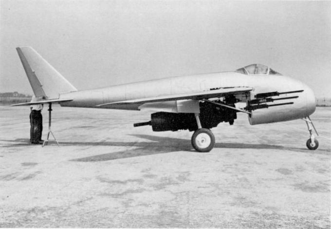 Опытный истребитель Messerschmitt P 1101. Германия