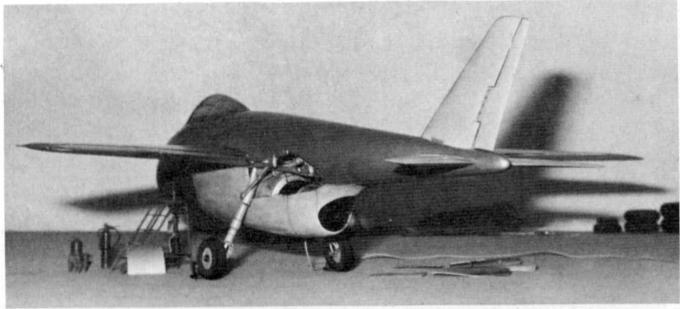 Опытный истребитель Messerschmitt P 1101. Германия