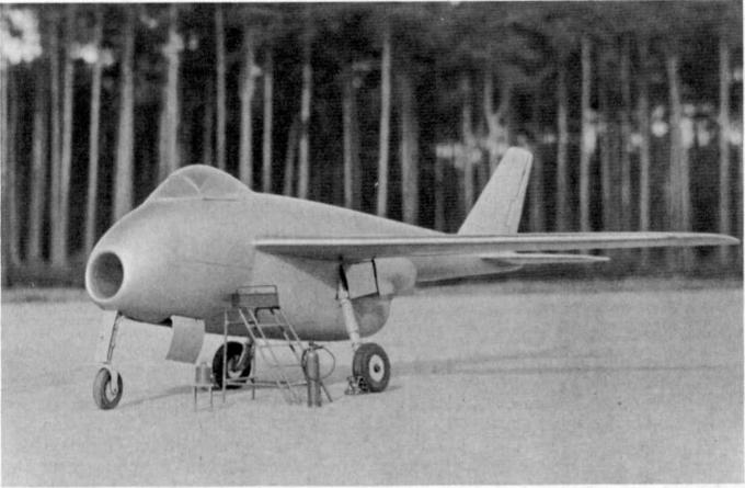 Опытный истребитель Messerschmitt P 1101. Германия